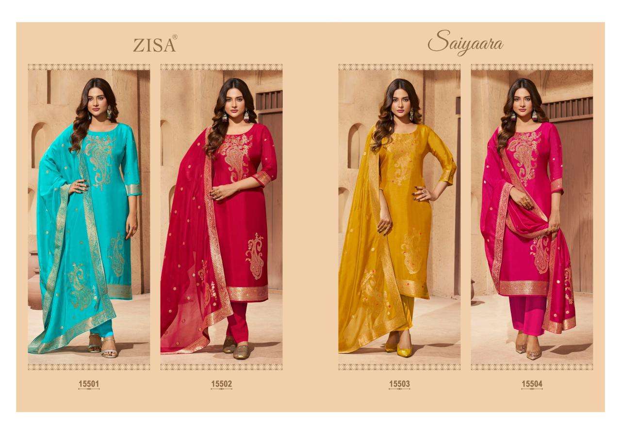 Zisa saiyaara High-quality dress materials in ahmedabad