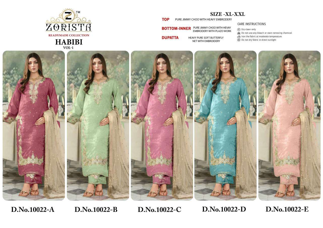 Zorista habibi-vol-1 Pakistani suits wholesale price