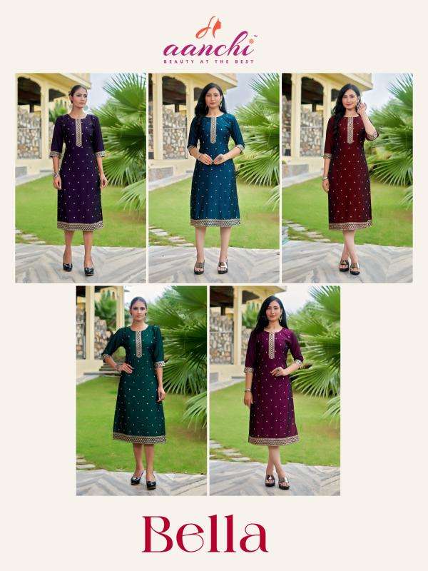Aanchi bella Kurti wholesale price in Surat