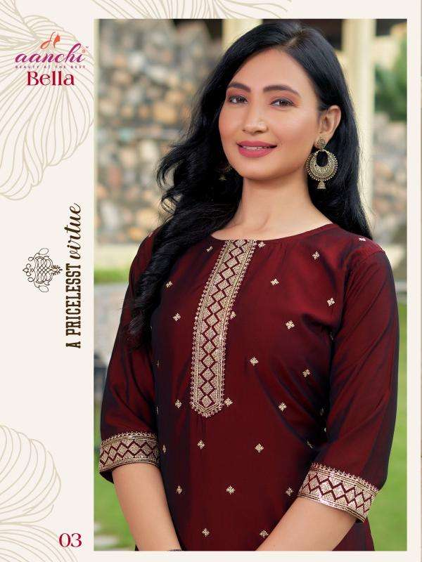 Aanchi bella Kurti wholesale price in Surat