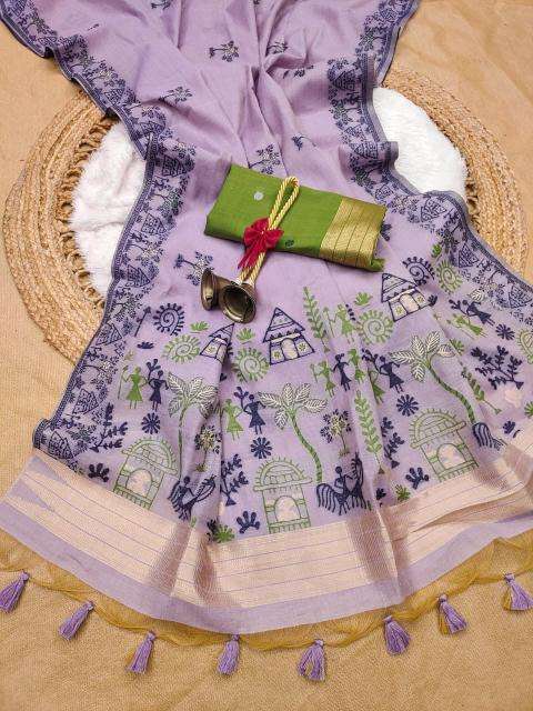 Akshara soft chanderi cotton Wholesale saree market in Ahmedabad