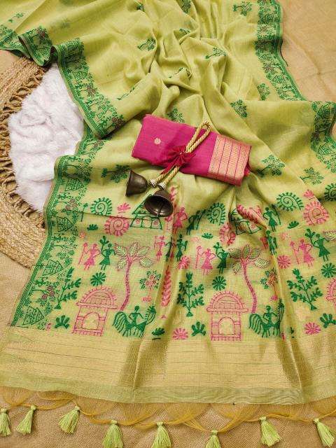 Akshara soft chanderi cotton Wholesale saree market in Ahmedabad