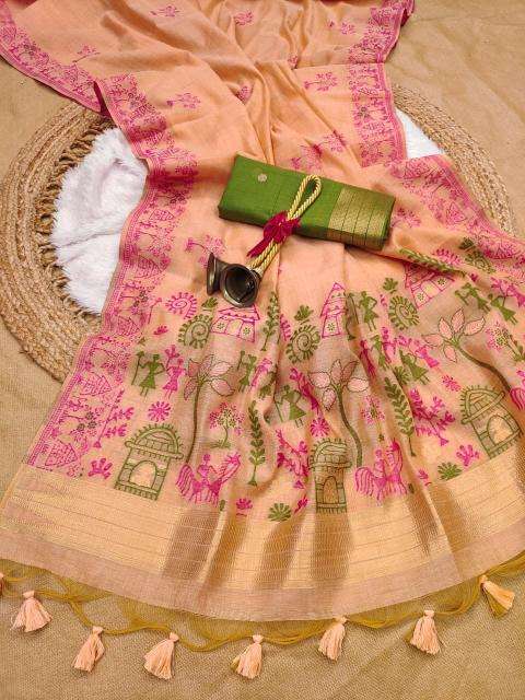 Akshara soft chanderi cotton Wholesale saree market in Ahmedabad