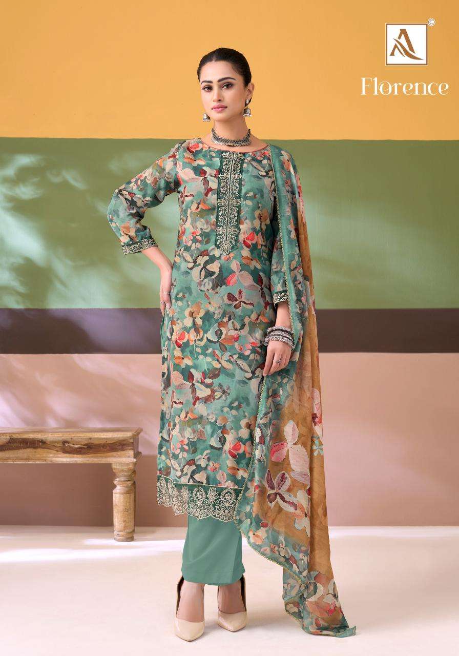 Alok suit florence Wholesale dress material suppliers near me