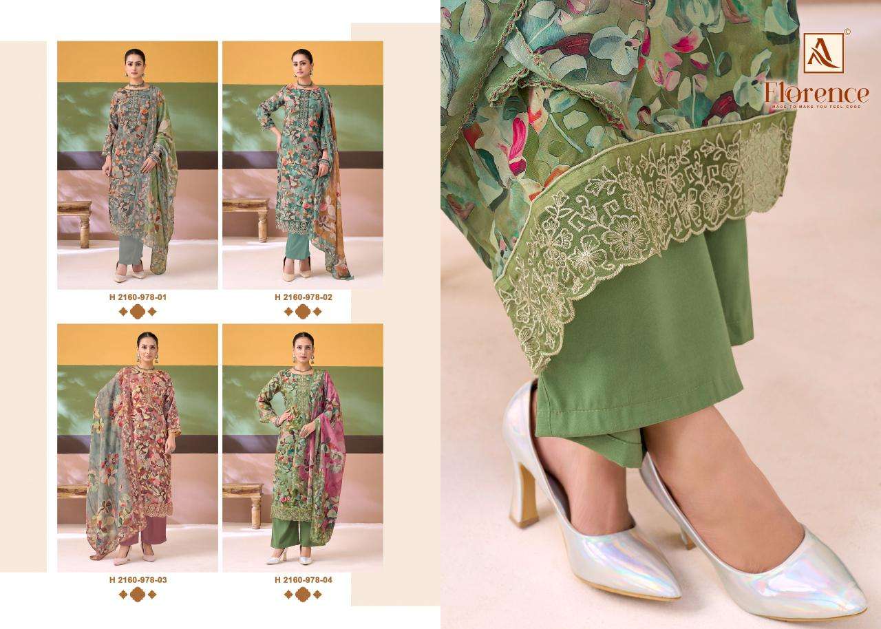 Alok suit florence Wholesale dress material suppliers near me