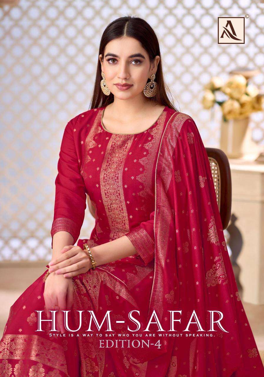 Alok suit hum-safar 4 Designer dress material in Kolkata