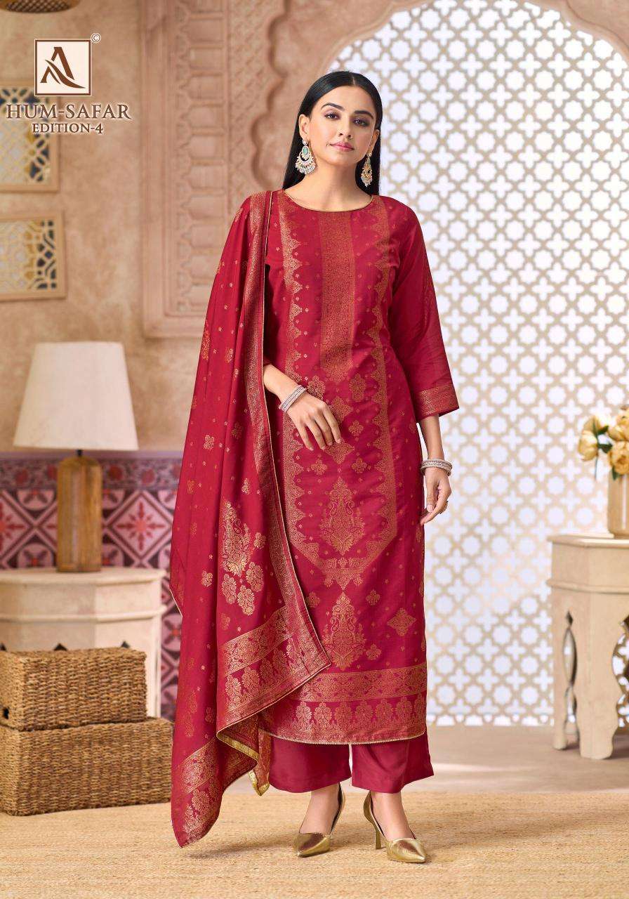 Alok suit hum-safar 4 Designer dress material in Kolkata