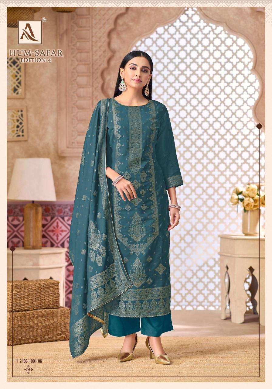 Alok suit hum-safar 4 Designer dress material in Kolkata