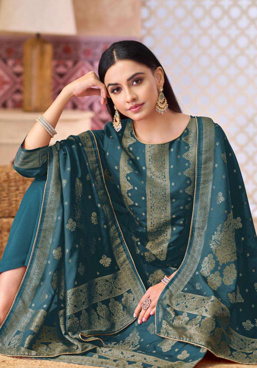 Alok suit hum-safar 4 Designer dress material in Kolkata