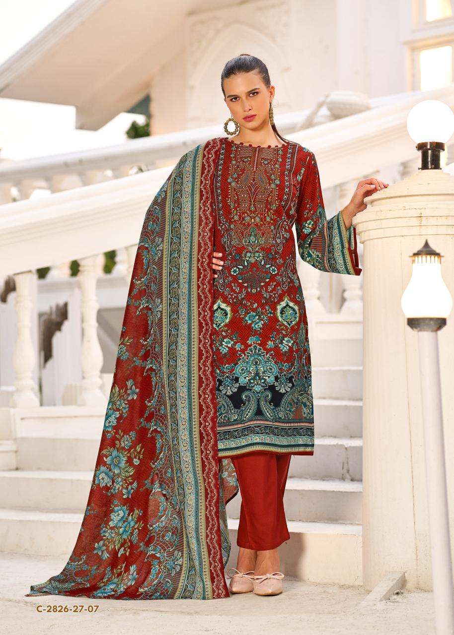 Alok suit mehwish 3 Dress materials manufacturer in Mumbai