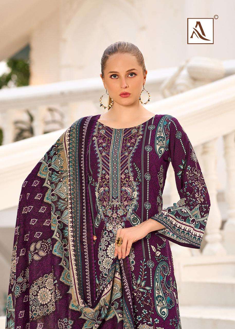 Alok suit mehwish 3 Dress materials manufacturer in Mumbai