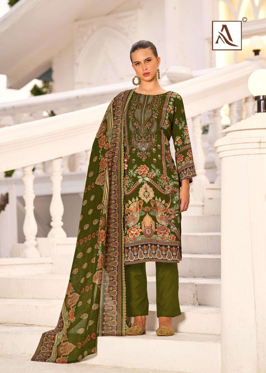 Alok suit mehwish 3 Dress materials manufacturer in Mumbai
