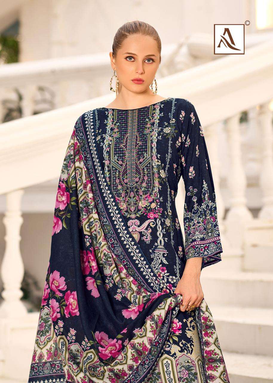 Alok suit mehwish 3 Dress materials manufacturer in Mumbai