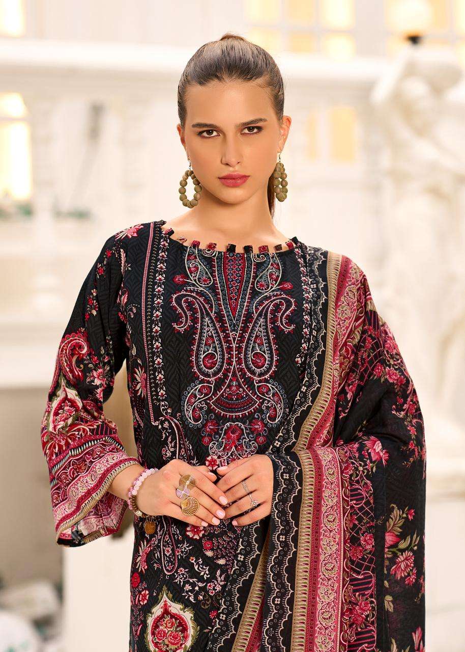 Alok suit mehwish 3 Dress materials manufacturer in Mumbai
