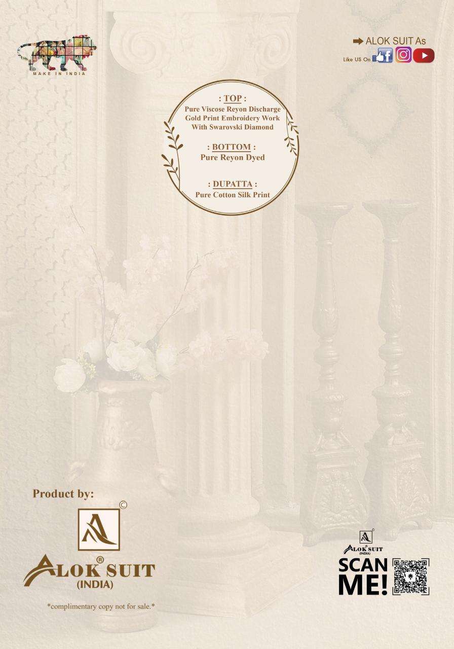 Alok suit zarina-15 Dress materials wholesale market