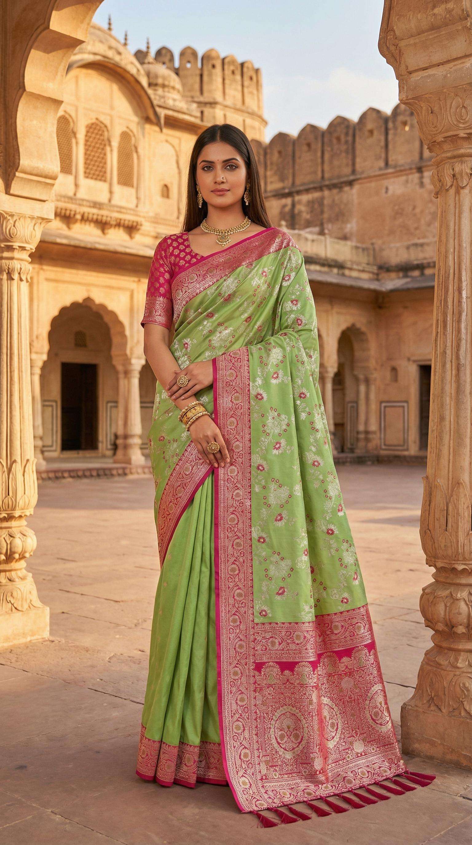 Anupama radhika banarasi Saree exporters in Pune