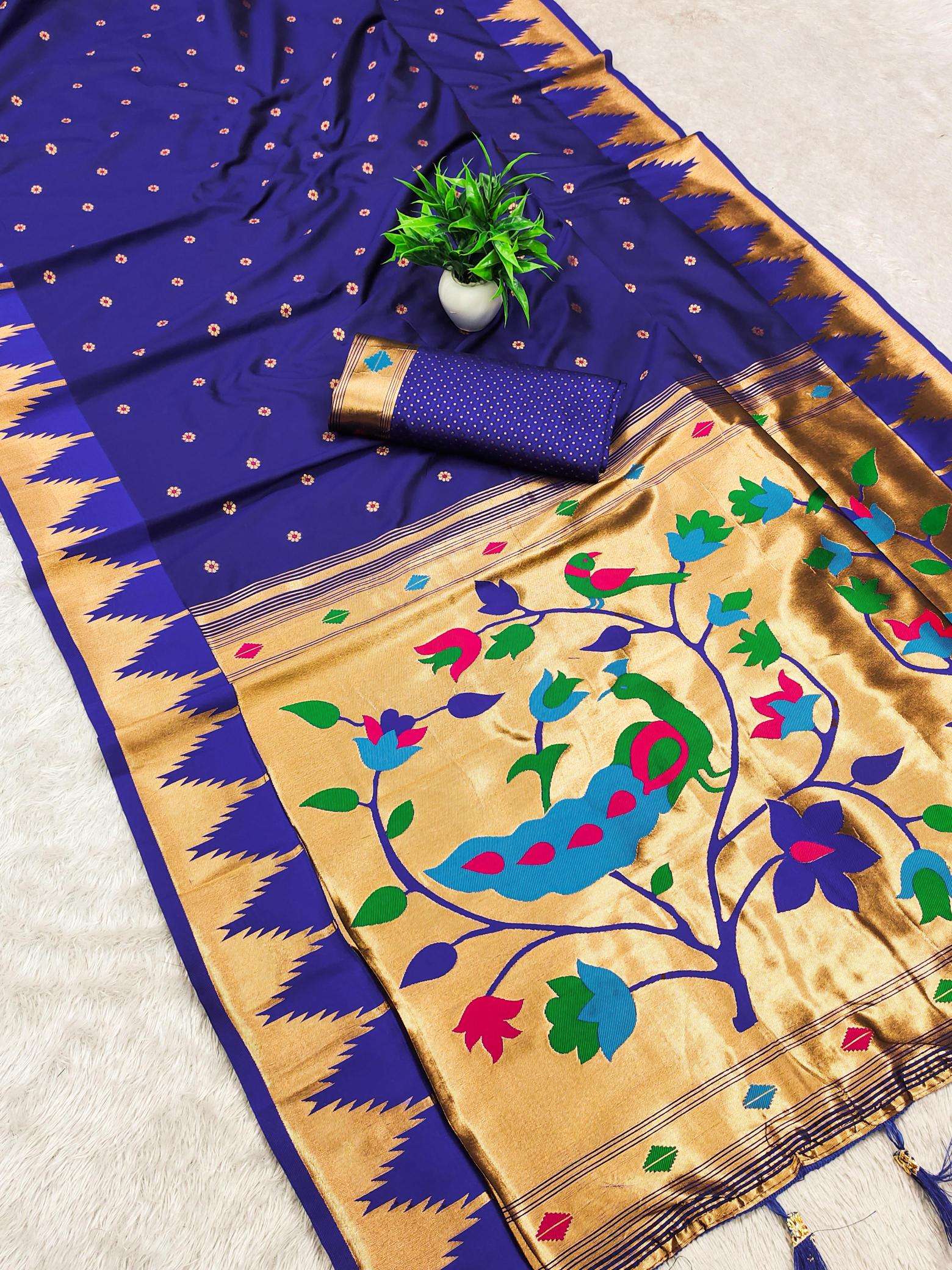 Anupama temple paithani Saree wholesalers in Pune