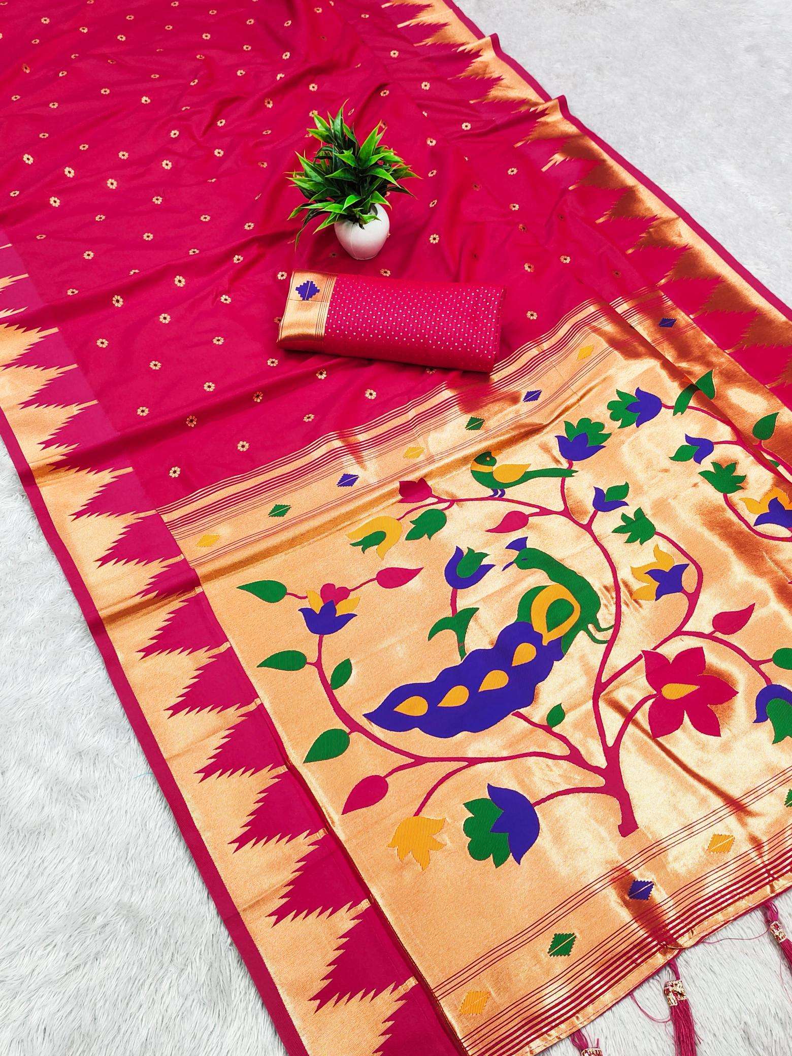 Anupama temple paithani Saree wholesalers in Pune