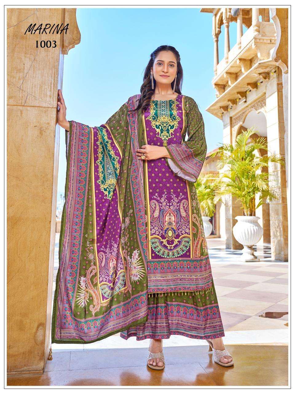 Banwery marina salwar suit wholesale in kolkata