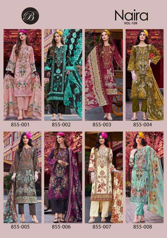 Belliza naira vol- 109 Pakistani Suits manufacturers in Kolkata