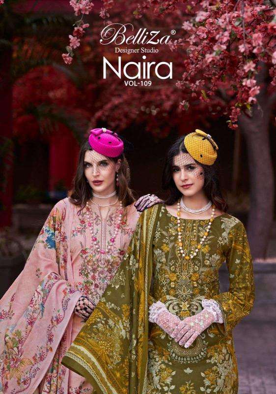 Belliza naira vol- 109 Pakistani Suits manufacturers in Kolkata