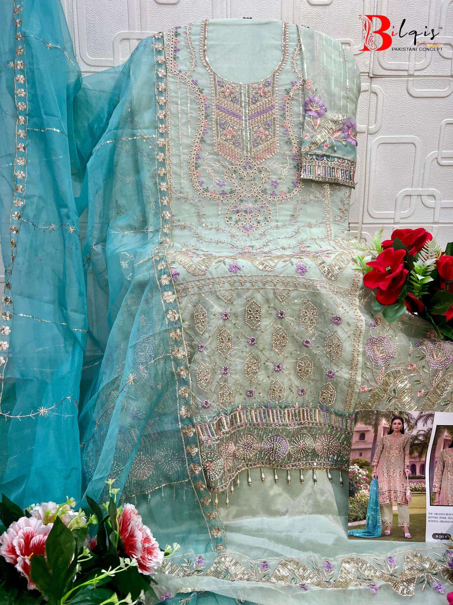 BilqisTM B-241 A TO D salwar suit  wholesalers in Ahmedabad