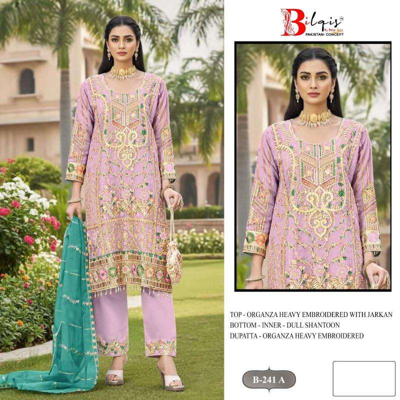 BilqisTM B-241 A TO D salwar suit  wholesalers in Ahmedabad