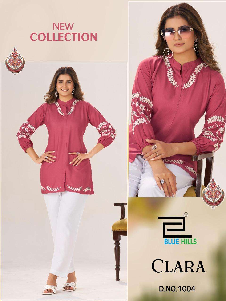 Blue hills clara Kurti supplier for boutiques