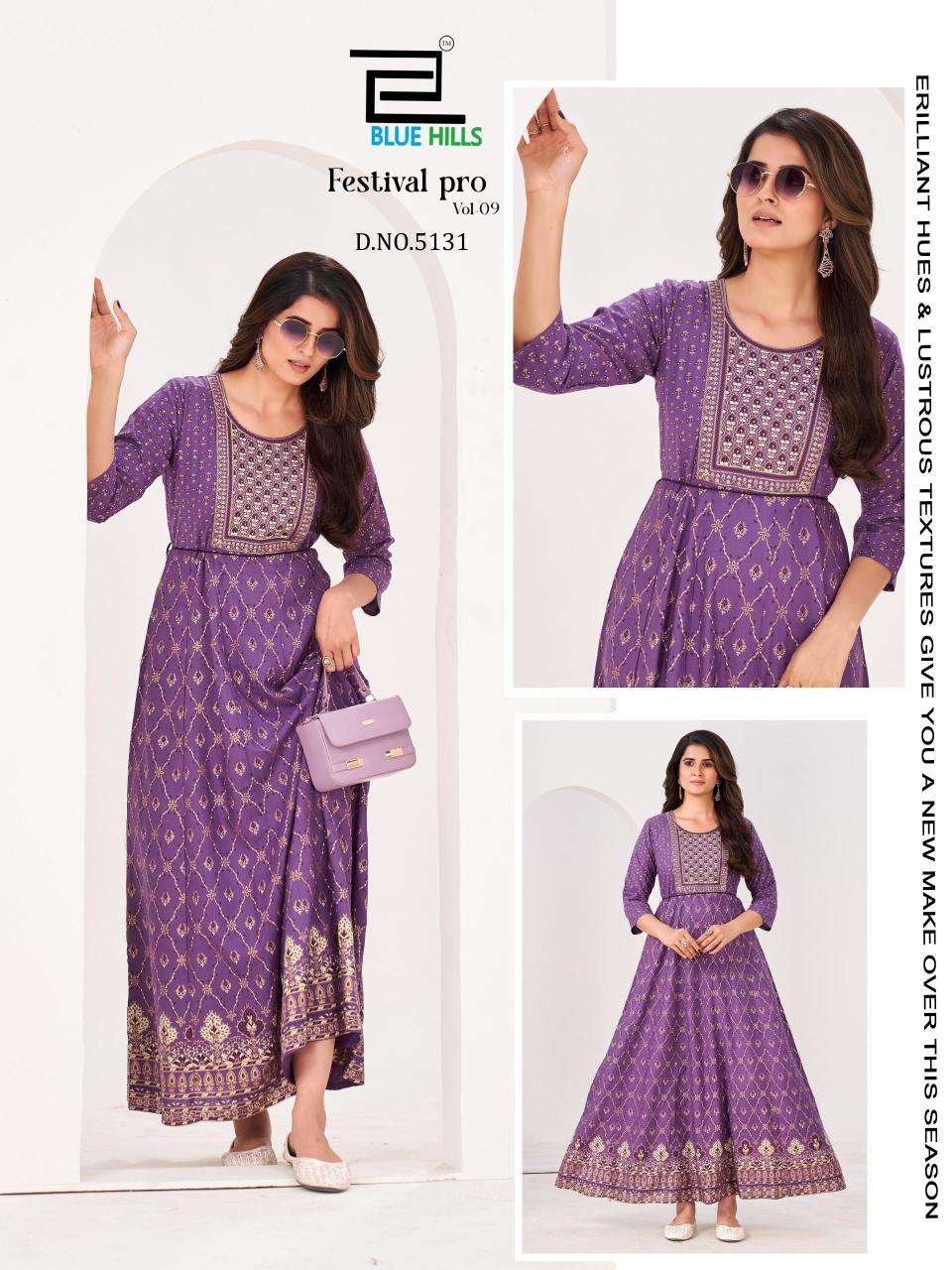 Blue hills festival pro vol.9 Wholesale Kurti suppliers in Mumbai