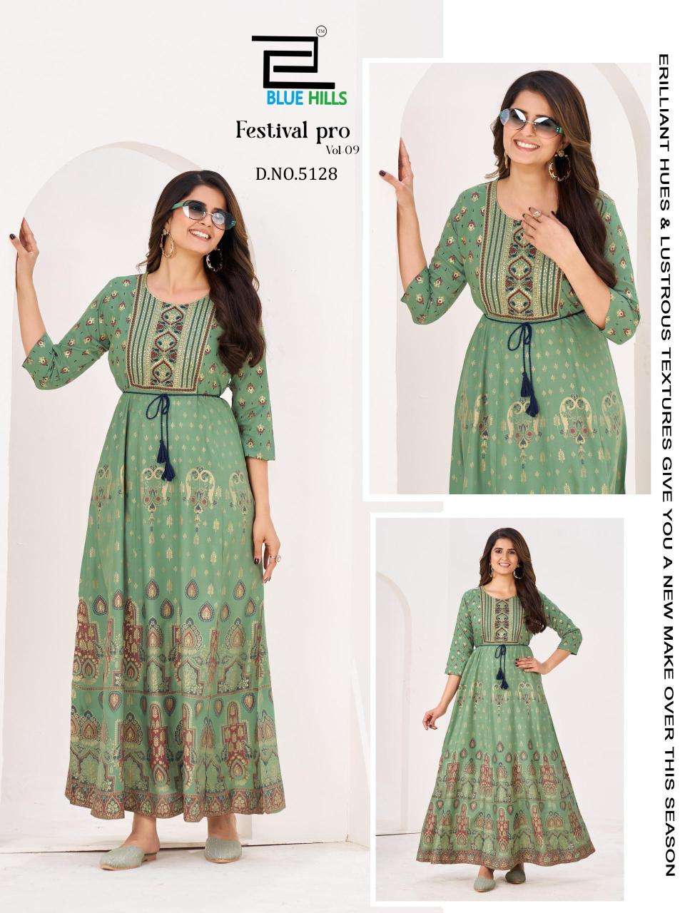Blue hills festival pro vol.9 Wholesale Kurti suppliers in Mumbai