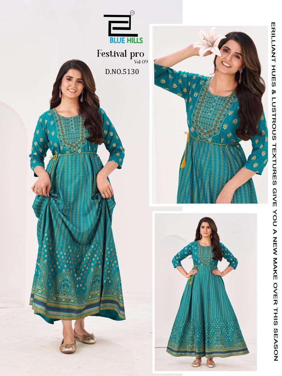 Blue hills festival pro vol.9 Wholesale Kurti suppliers in Mumbai