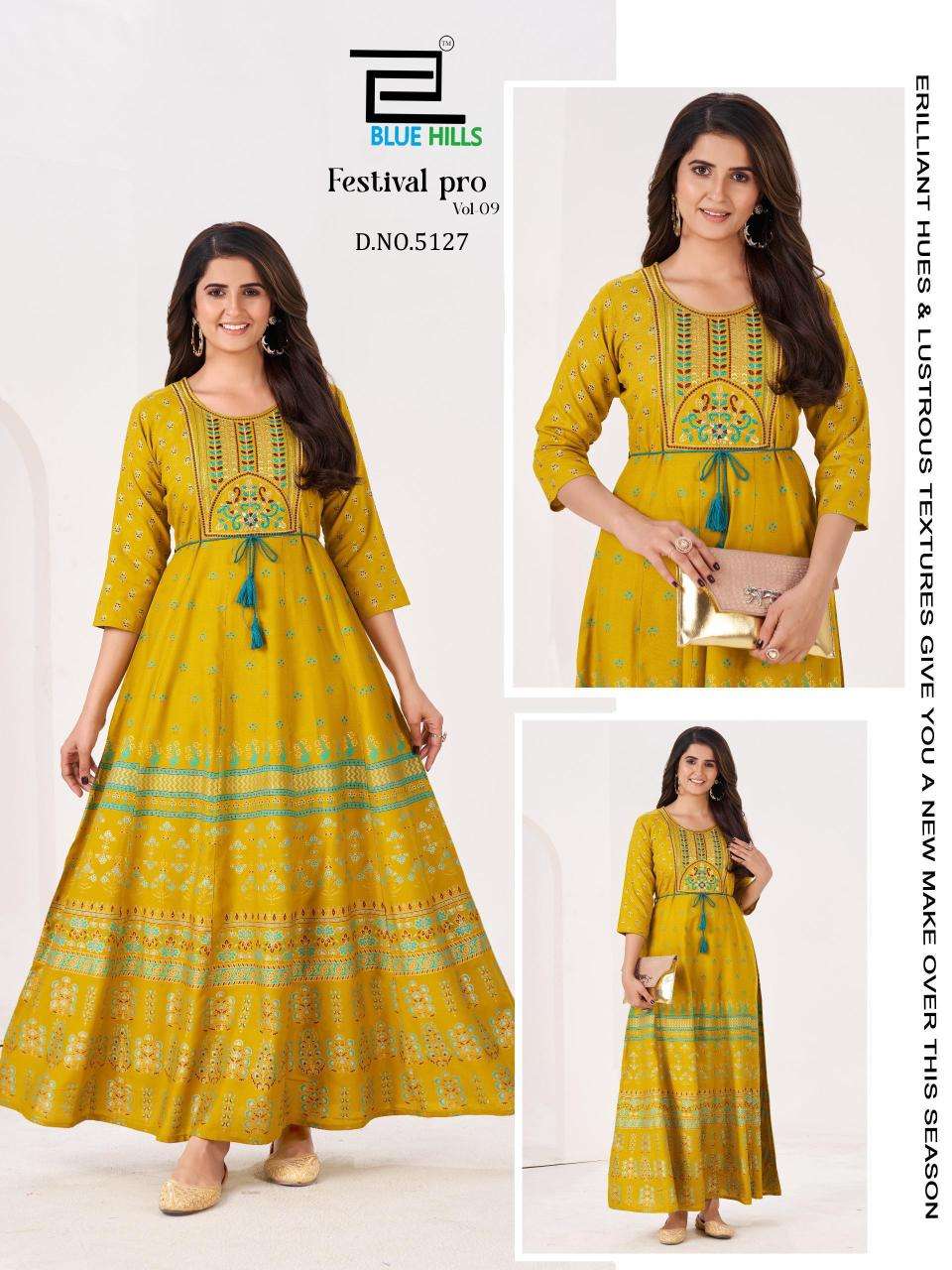 Blue hills festival pro vol.9 Wholesale Kurti suppliers in Mumbai