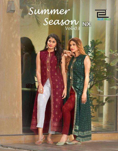 Blue hills summer season vol -3nx Surat Kurti factory