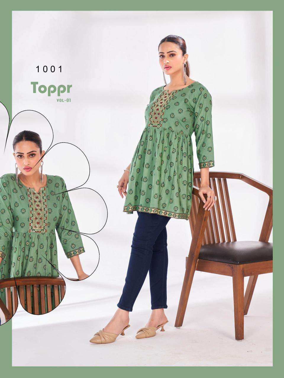 Blue hills toppr vol 1 Indian kurtis wholesale
