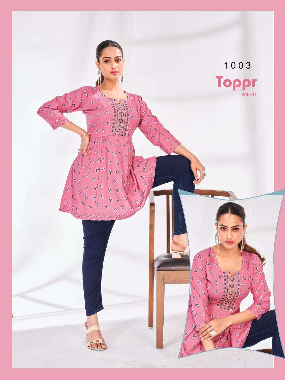 Blue hills toppr vol 1 Indian kurtis wholesale
