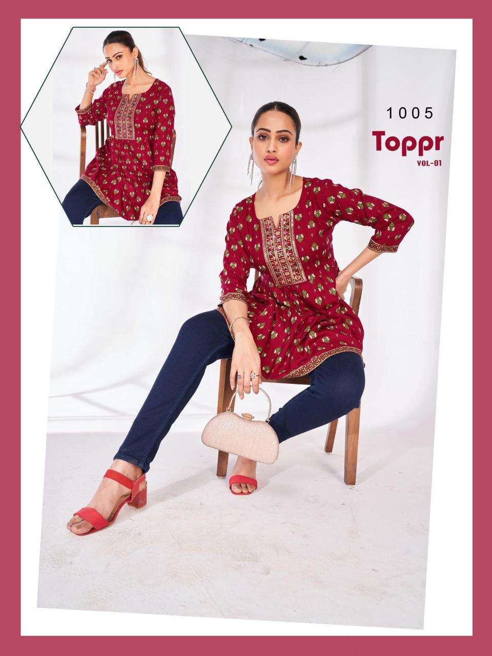Blue hills toppr vol 1 Indian kurtis wholesale