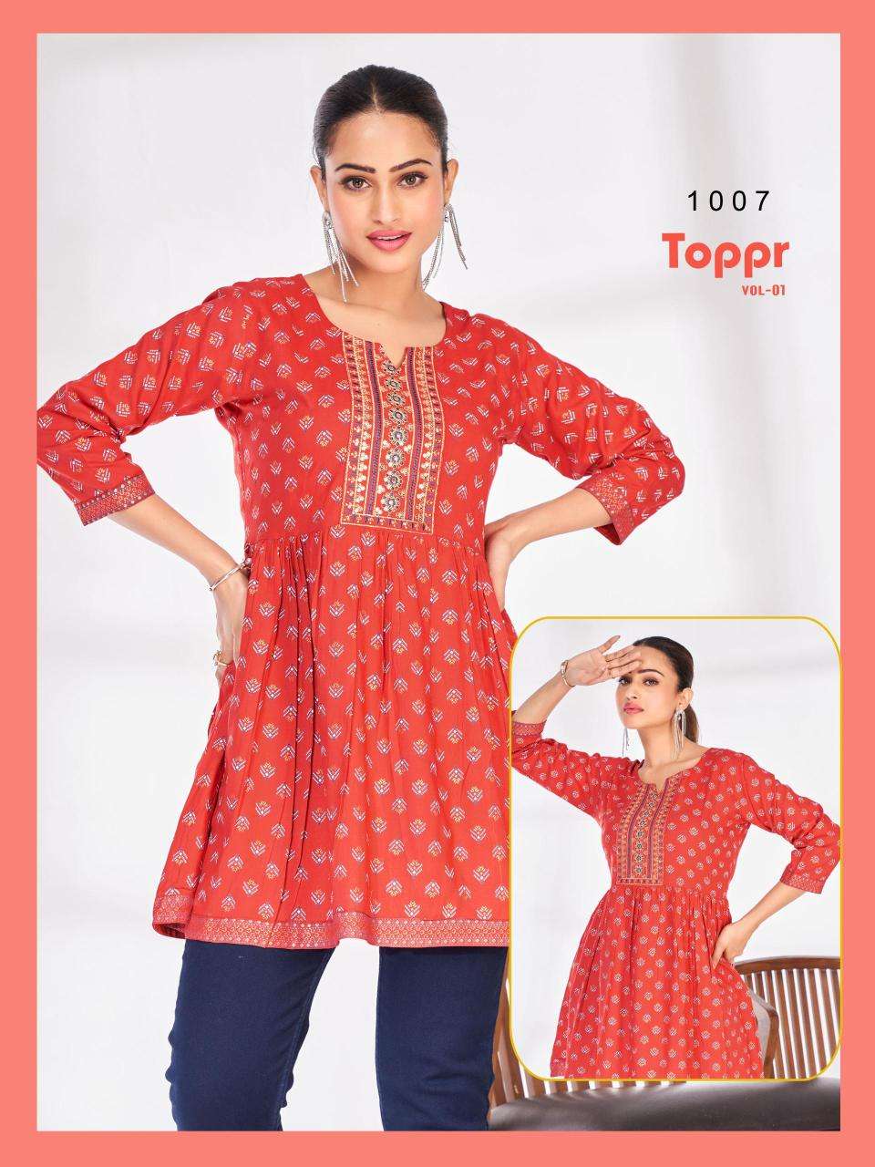 Blue hills toppr vol 1 Indian kurtis wholesale