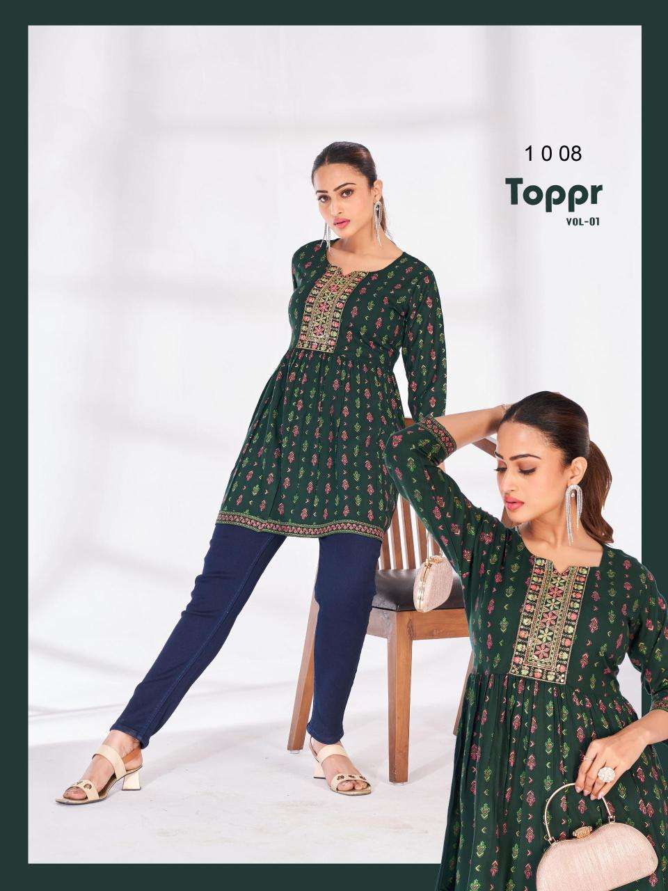 Blue hills toppr vol 1 Indian kurtis wholesale