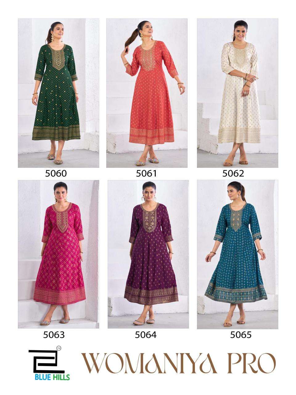 Blue hills womaniya pro Latest Kurti designs in surat