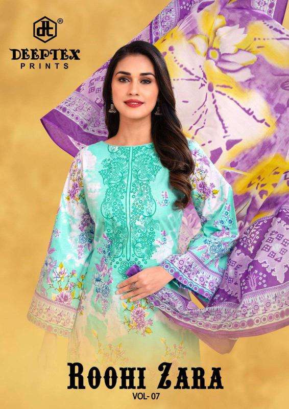 Deeptex prints roohi zara vol 7 pakistani suits manufacturers in Ahmedabad