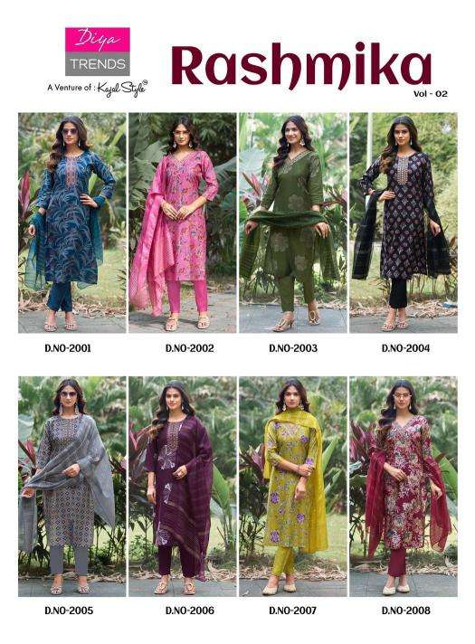 Diya trends rashmika vol.2 Wholesale kurti manufacturers in Bangalore