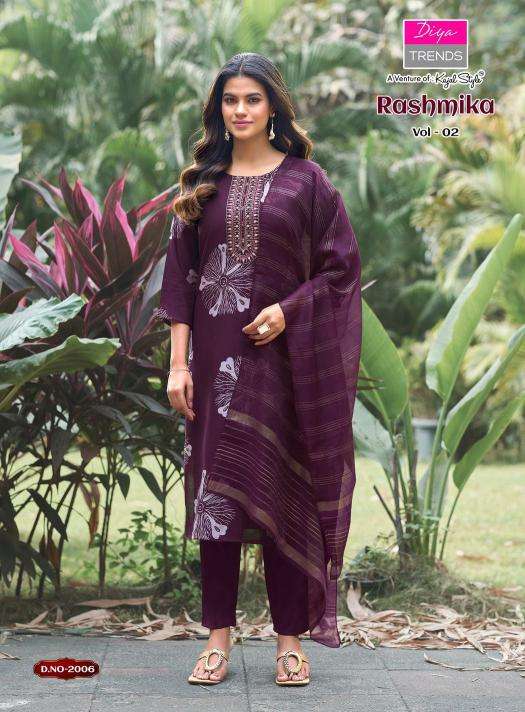 Diya trends rashmika vol.2 Wholesale kurti manufacturers in Bangalore