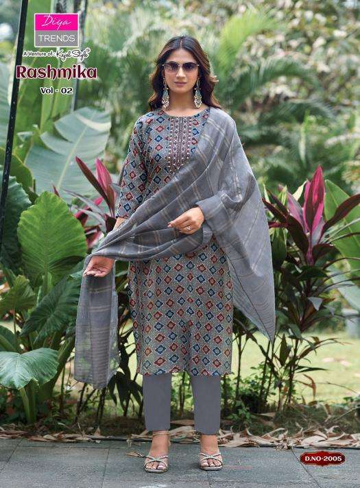 Diya trends rashmika vol.2 Wholesale kurti manufacturers in Bangalore