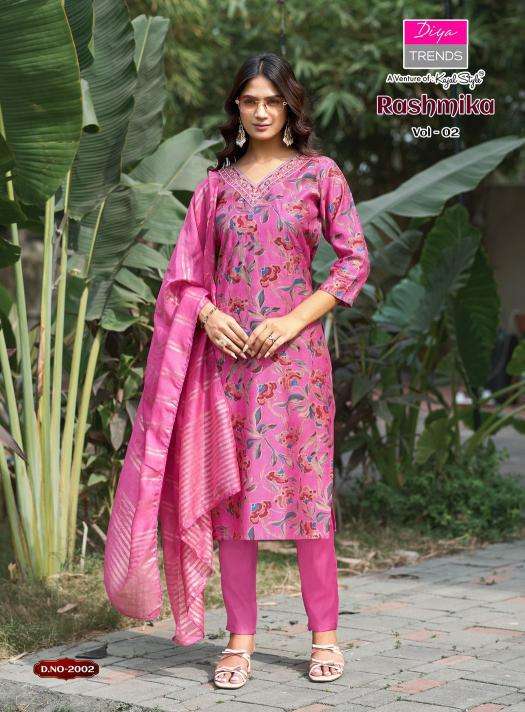 Diya trends rashmika vol.2 Wholesale kurti manufacturers in Bangalore
