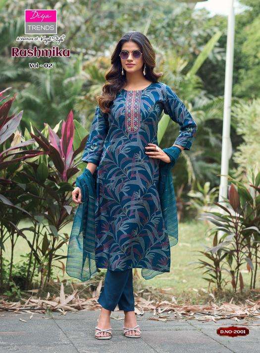 Diya trends rashmika vol.2 Wholesale kurti manufacturers in Bangalore