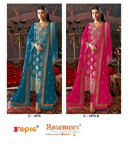 Fepic rosemeen c- 1875 Wholesale Designer Salwar Kameez