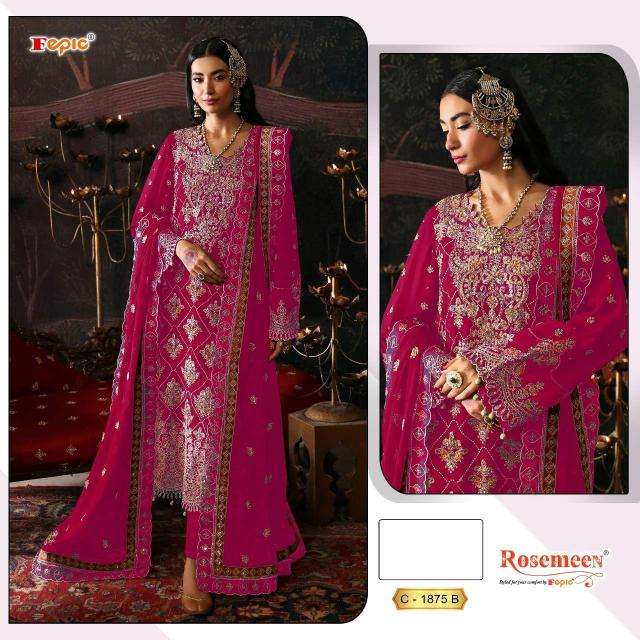 Fepic rosemeen c- 1875 Wholesale Designer Salwar Kameez