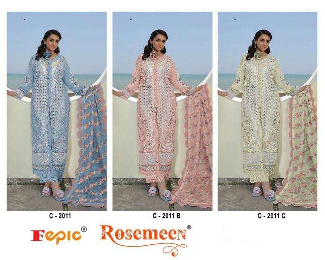 Fepic rosemeen c- 2011 Designer Salwar Kameez wholesale market in Banglore