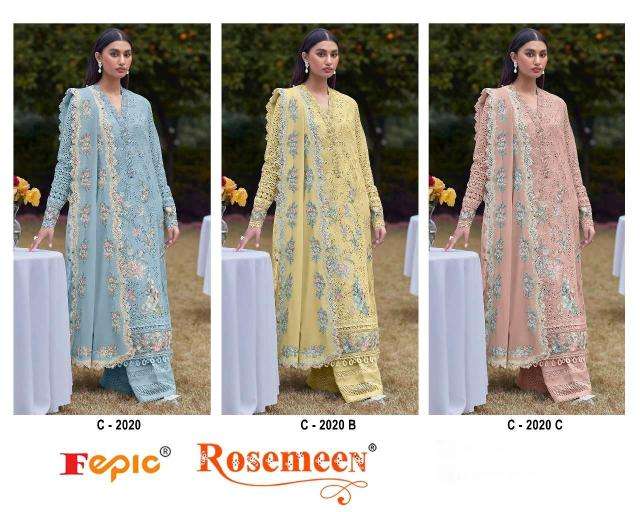 Fepic rosemeen c- 2020 Latest Salwar Kameez collection wholesale in Banglore