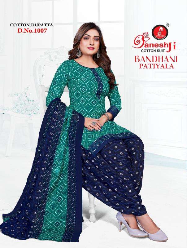Ganeshji bandhani patiyala vol- 1 Surat dress material online sale